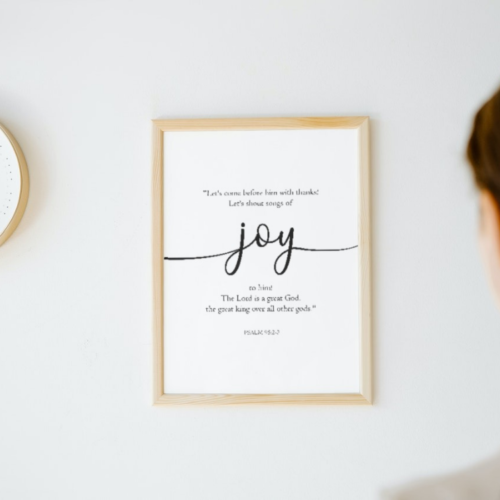 Joy | Christian Wall Art | Digital Download